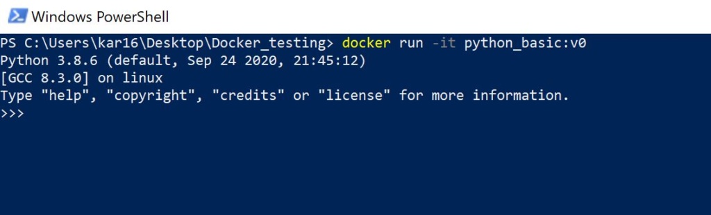 Setting up Docker for code development